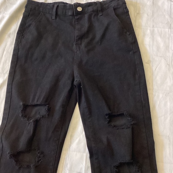 DISTRESSED DENIM PANTS ( Size: 9/10) - Picture 3 of 6